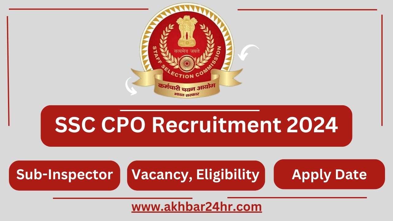 SSC CPO Recruitment 2024