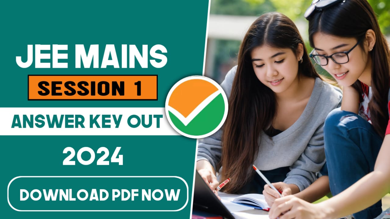 JEE Main 2024 session 1 answer key out : download